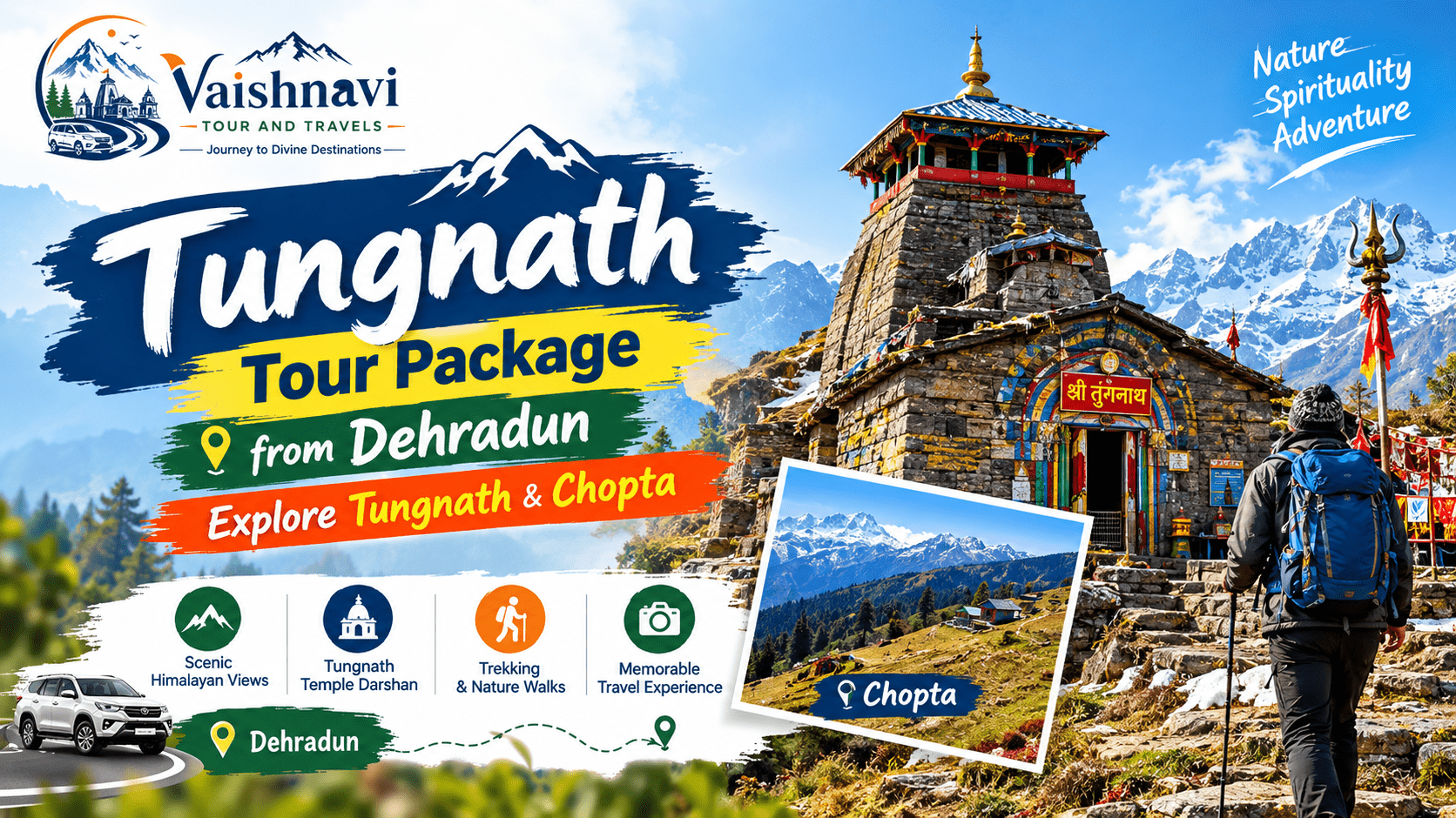 Tungnath Tour Package from Dehradun – Explore Tungnath & Chopta